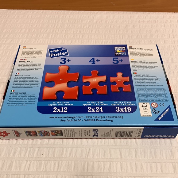 Disney Cars Set of 2 Jigsaw Puzzles by Ravensburger - Picture 9 of 9